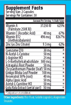 zenith hearing x3 ingredients